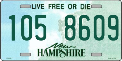 NH license plate 1058609