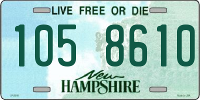 NH license plate 1058610