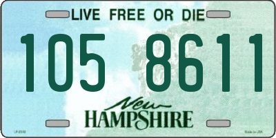 NH license plate 1058611