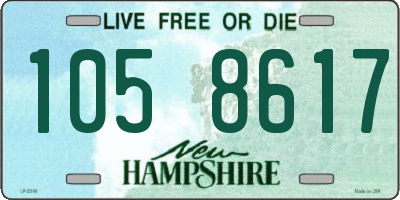 NH license plate 1058617