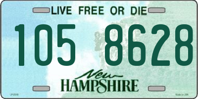 NH license plate 1058628