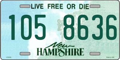 NH license plate 1058636