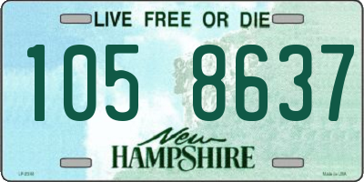 NH license plate 1058637