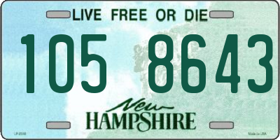 NH license plate 1058643