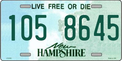 NH license plate 1058645
