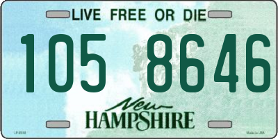 NH license plate 1058646