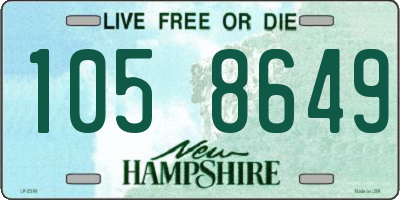 NH license plate 1058649