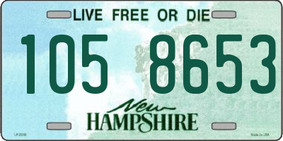 NH license plate 1058653