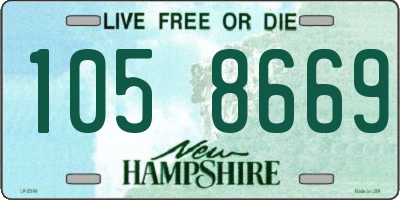 NH license plate 1058669