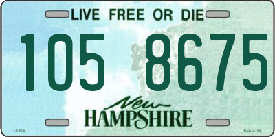 NH license plate 1058675
