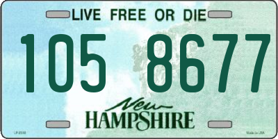 NH license plate 1058677
