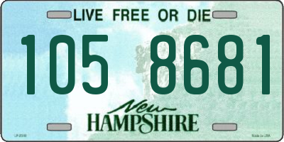 NH license plate 1058681