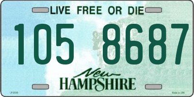 NH license plate 1058687