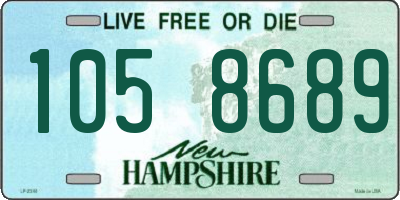 NH license plate 1058689
