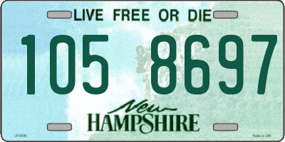 NH license plate 1058697
