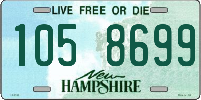 NH license plate 1058699