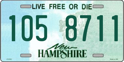 NH license plate 1058711