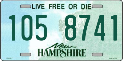 NH license plate 1058741