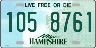 NH license plate 1058761