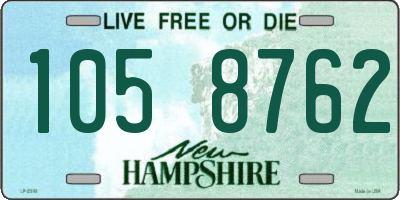 NH license plate 1058762