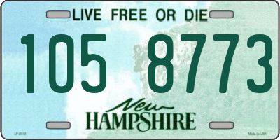 NH license plate 1058773