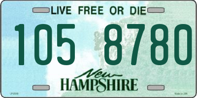 NH license plate 1058780