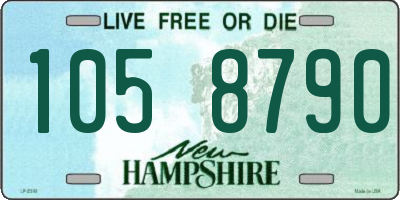 NH license plate 1058790