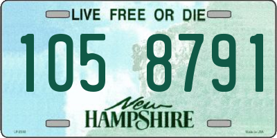 NH license plate 1058791