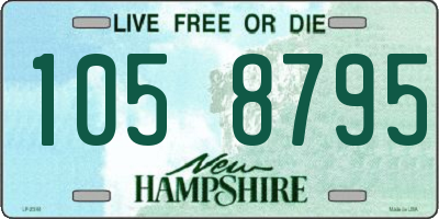 NH license plate 1058795