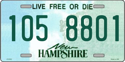 NH license plate 1058801