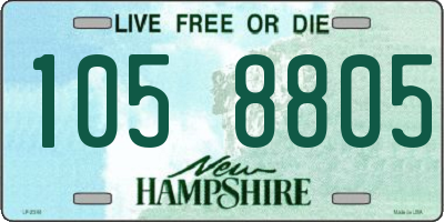 NH license plate 1058805