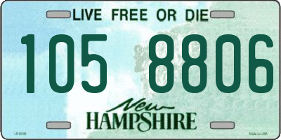 NH license plate 1058806