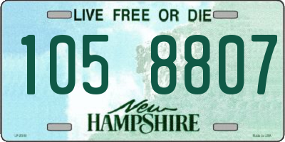 NH license plate 1058807
