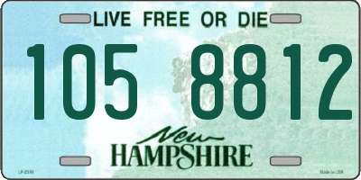 NH license plate 1058812