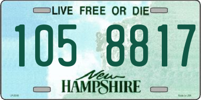 NH license plate 1058817