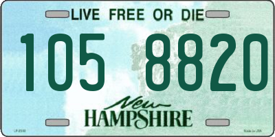 NH license plate 1058820