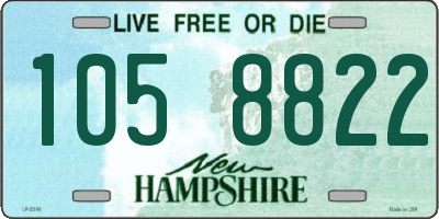 NH license plate 1058822