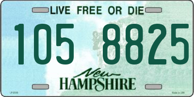 NH license plate 1058825