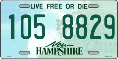 NH license plate 1058829