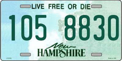 NH license plate 1058830