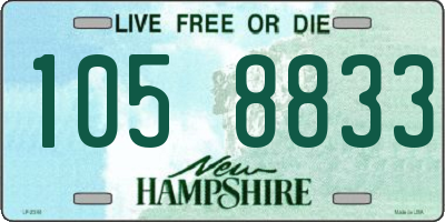 NH license plate 1058833