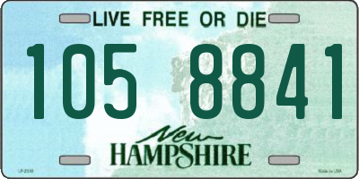 NH license plate 1058841