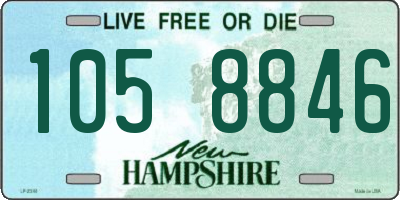 NH license plate 1058846