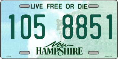 NH license plate 1058851