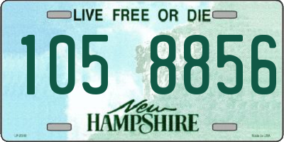 NH license plate 1058856