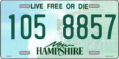 NH license plate 1058857