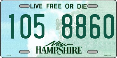 NH license plate 1058860