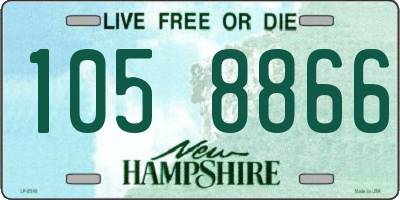 NH license plate 1058866