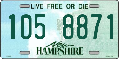 NH license plate 1058871