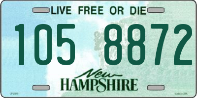 NH license plate 1058872